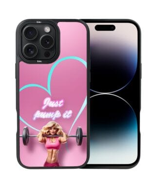 Etui do iPhone 14 Pro IBIZU DropGuard Matt z MagSafe, #Move, Pump it love