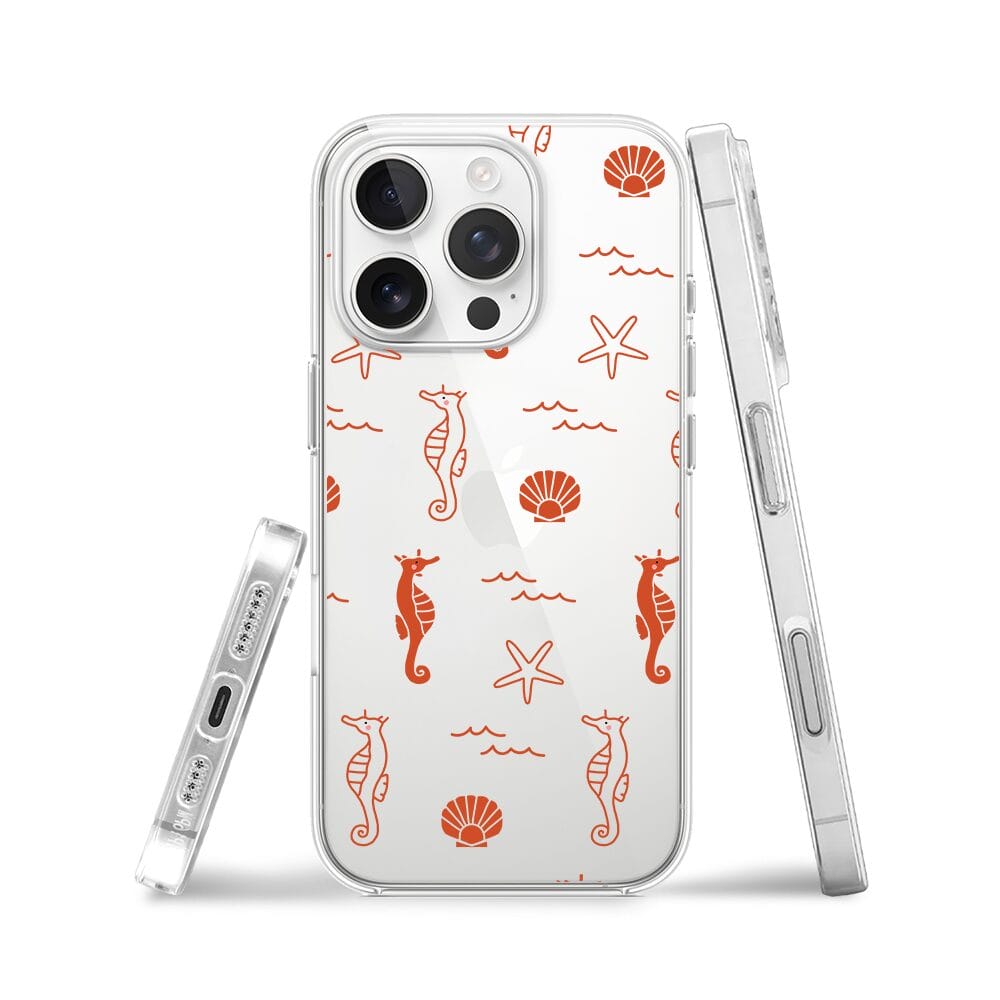 Etui do iPhone 16 Pro przeźroczyste, silikonowe Flexi, wakacyjne wzory - obrazek 3