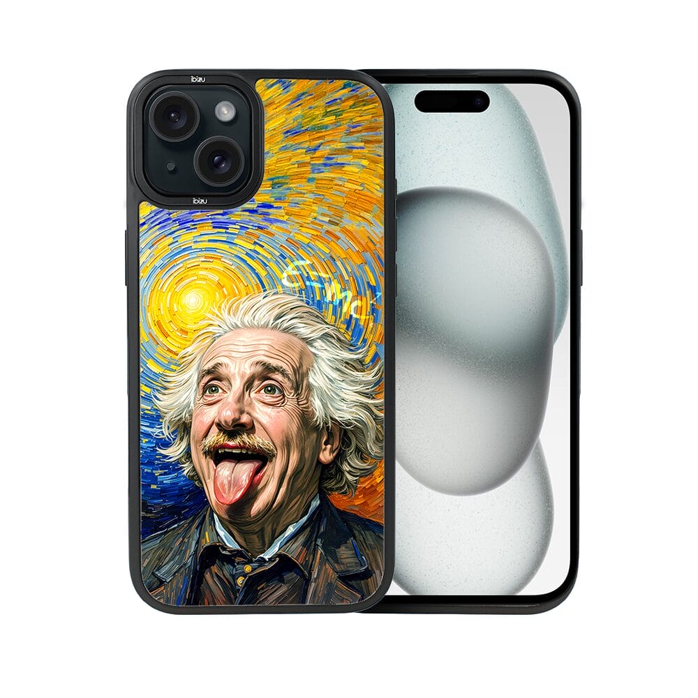 Etui do iPhone 15 IBIZU DropGuard Matt z MagSafe, Einstein - obrazek 2