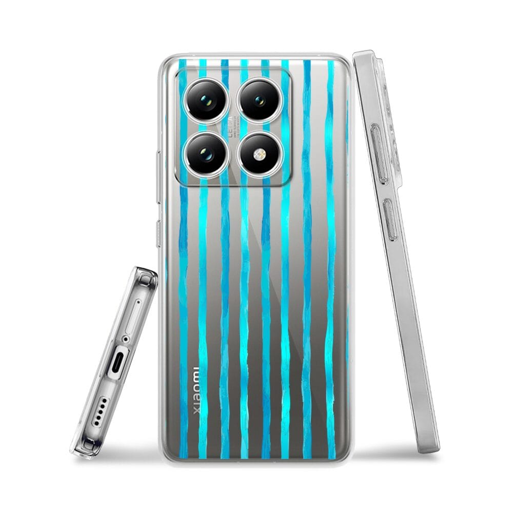 Etui do Xiaomi 14T Pro przeźroczyste, silikonowe Flexi, szept fal - obrazek 3