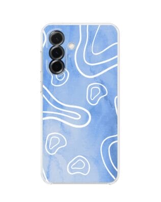 Etui do Samsung Galaxy A36 5G przeźroczyste, silikonowe Flexi, morski wzór