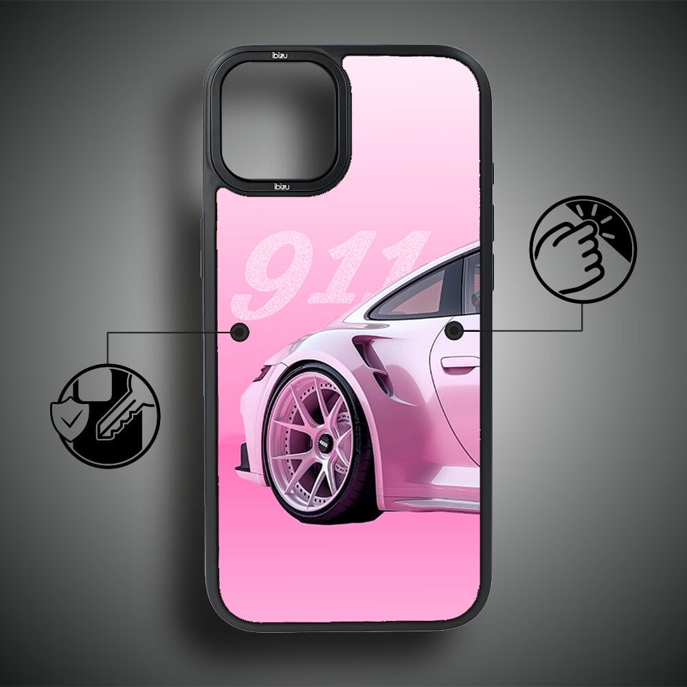 Etui do iPhone 15 Plus IBIZU DropGuard Matt z MagSafe, TechDrive, 911 różowe - obrazek 7