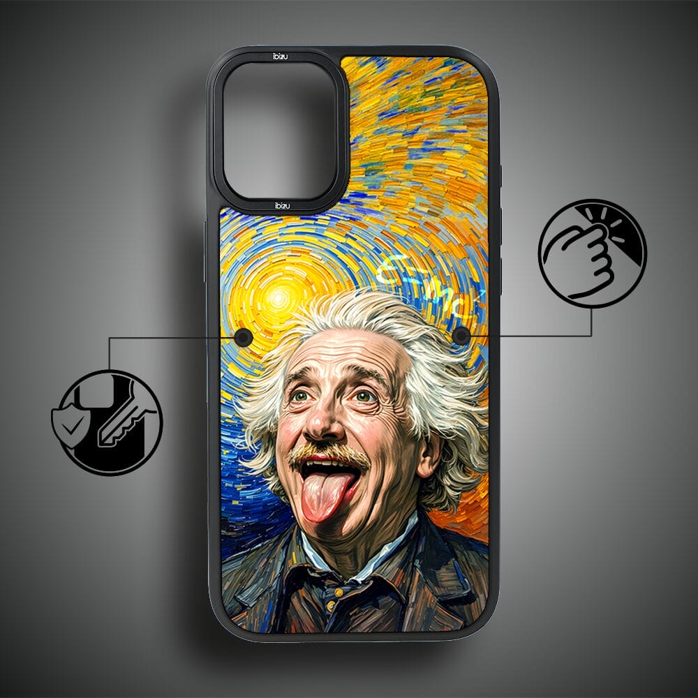 Etui do iPhone 16 IBIZU DropGuard Matt z MagSafe, Einstein - obrazek 7