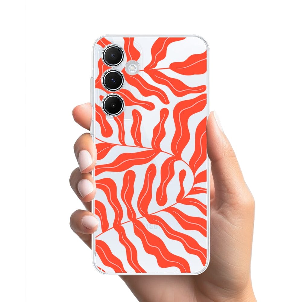 Etui do Samsung Galaxy A35 5G przeźroczyste, silikonowe Flexi, rafa koralowa - obrazek 2