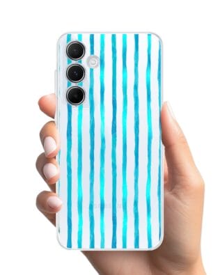Etui do Samsung Galaxy A55 5G przeźroczyste, silikonowe Flexi, szept fal