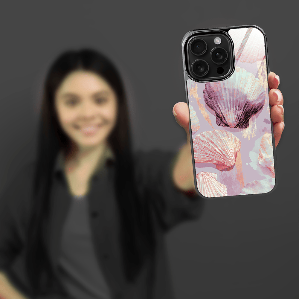 Etui do iPhone 16 Pro Max IBIZU Elite Glass z MagSafe Morze, Perłowa muszla, czarne - obrazek 6