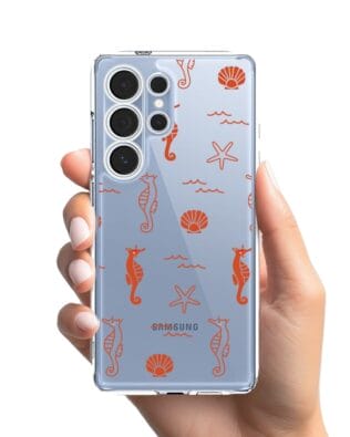 Etui do Samsung Galaxy S25 Ultra przeźroczyste, silikonowe Flexi, wakacyjne wzory