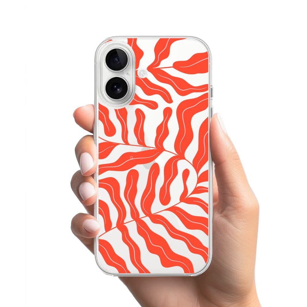 Etui do iPhone 16 przeźroczyste, silikonowe Flexi, rafa koralowa - obrazek 2