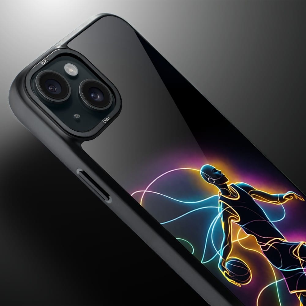 Etui do iPhone 15 IBIZU DropGuard Matt z MagSafe, #ElectroMove, Duch koszykówki - obrazek 4