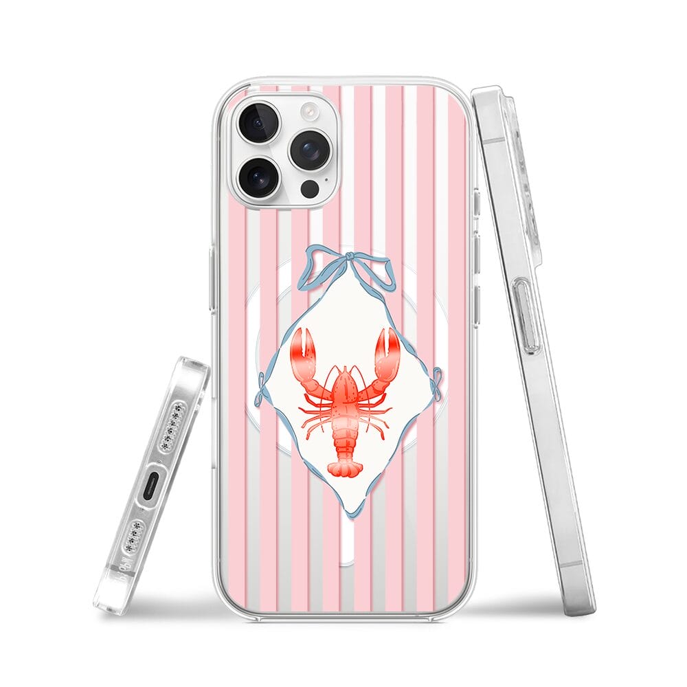 Etui do iPhone 12 Pro Max z MagSafe przeźroczyste, silikonowe Flexi, Homar - obrazek 3