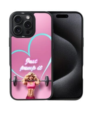 Etui do iPhone 15 Pro Max IBIZU DropGuard Matt z MagSafe, #Move, Pump it love