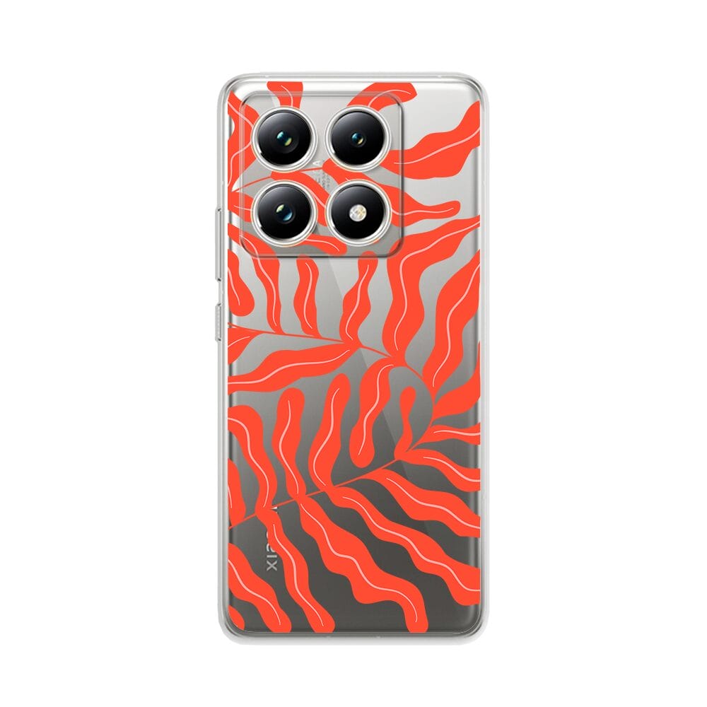 Etui do Xiaomi 14T przeźroczyste, silikonowe Flexi, rafa koralowa