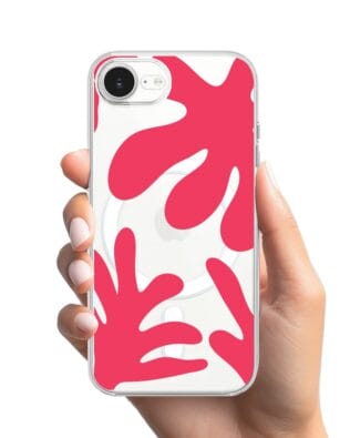 Etui do iPhone 16e przeźroczyste, silikonowe Flexi, rafa