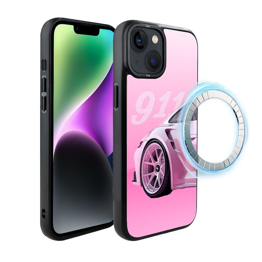 Etui do iPhone 14 Plus IBIZU DropGuard Matt z MagSafe, TechDrive, 911 różowe