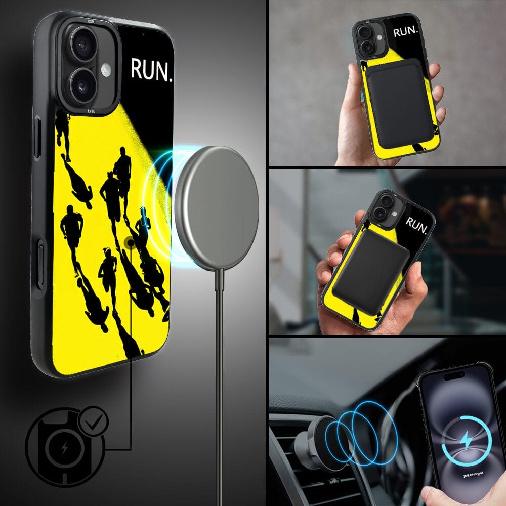 Etui do iPhone 16 IBIZU DropGuard Matt z MagSafe, #Move, Bieg Mistrzów - obrazek 8