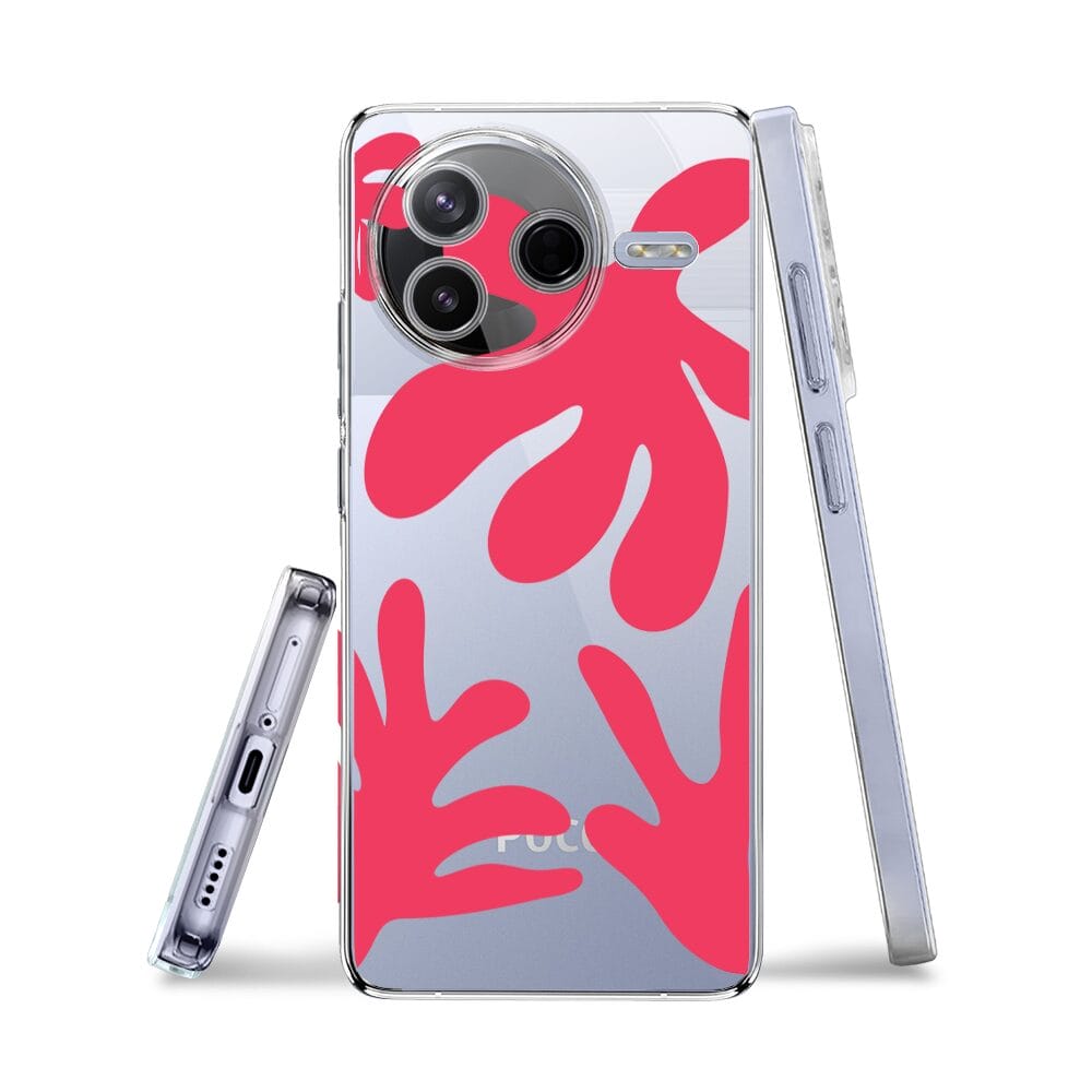 Etui do Xiaomi POCO F7 Pro przeźroczyste, silikonowe Flexi, rafa - obrazek 3