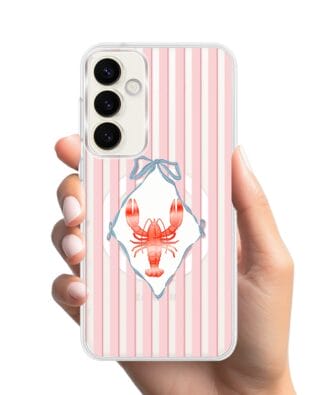 Etui do Samsung Galaxy S23 Plus z MagSafe przeźroczyste, silikonowe Flexi, Homar