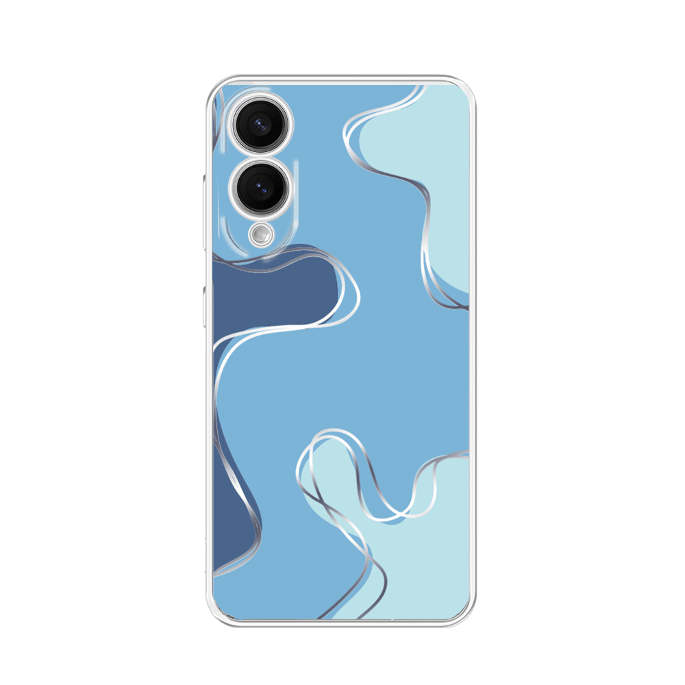 Etui do Samsung Galaxy S25 Edge przeźroczyste, silikonowe Flexi, spokój oceanu