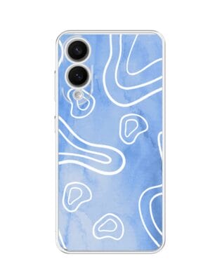 Etui do Samsung Galaxy S25 Edge przeźroczyste, silikonowe Flexi, morski wzór