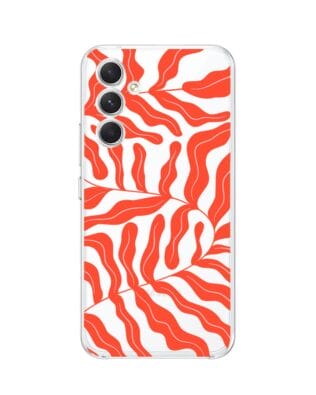 Etui do Samsung Galaxy A54 5G przeźroczyste, silikonowe Flexi, rafa koralowa