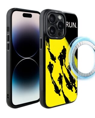 Etui do iPhone 14 Pro Max IBIZU DropGuard Matt z MagSafe, #Move, Bieg Mistrzów