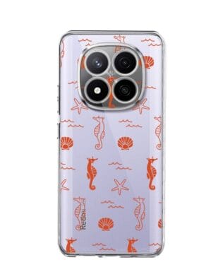 Etui do Xiaomi Redmi Note 14 Pro 4G przeźroczyste, silikonowe Flexi, wakacyjne wzory