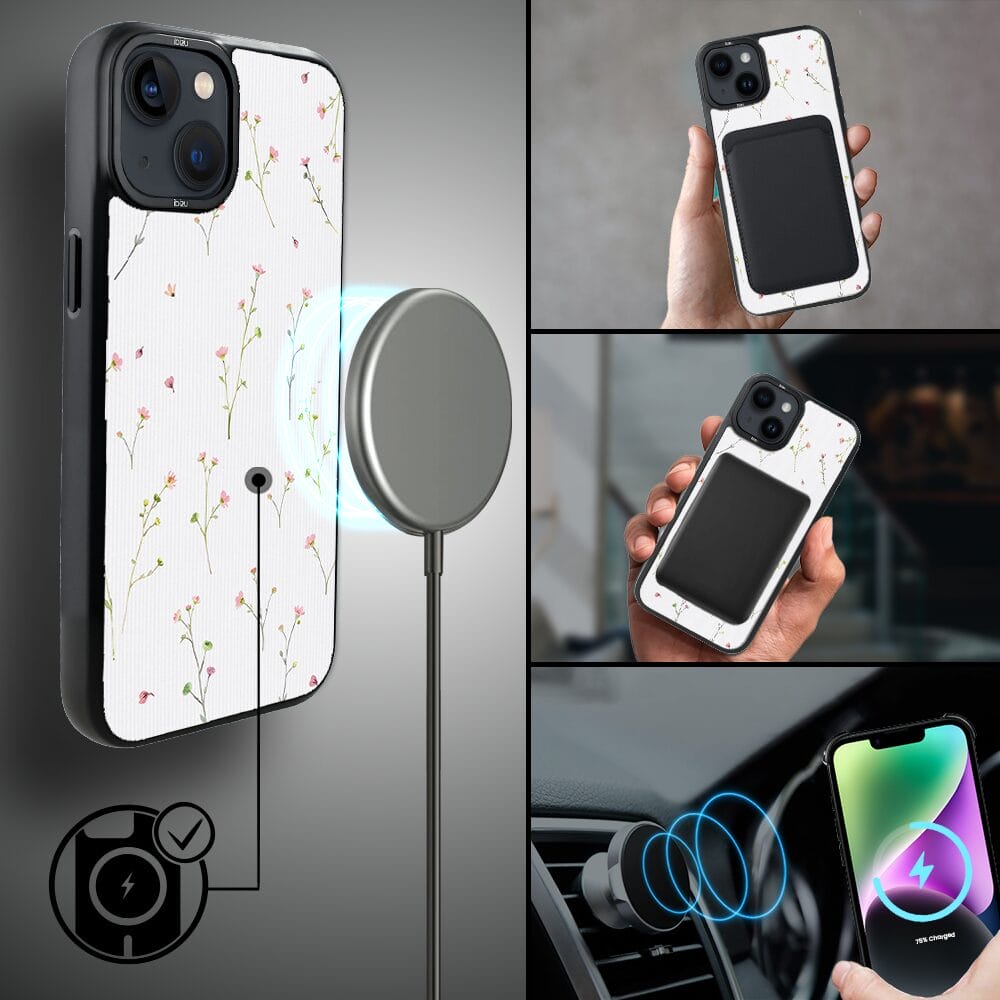 Etui do iPhone 14 Plus IBIZU DropGuard Matt z MagSafe, Pastel Bloom, Polna fantazja - obrazek 8