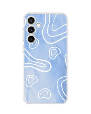 Etui do Samsung Galaxy S23 Plus przeźroczyste, silikonowe Flexi, morski wzór