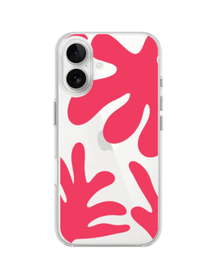 Etui do iPhone 16 Plus przeźroczyste, silikonowe Flexi, rafa