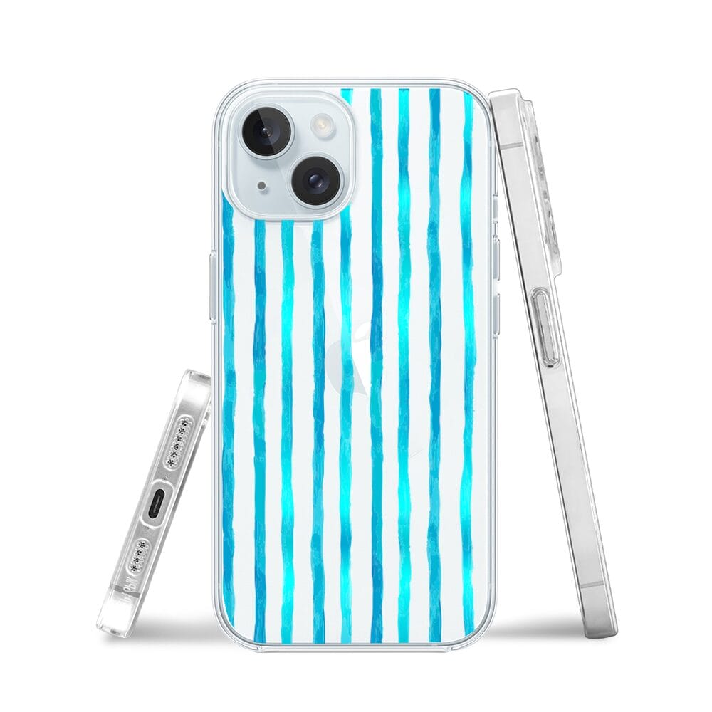 Etui do iPhone 15 przeźroczyste, silikonowe Flexi, szept fal - obrazek 3