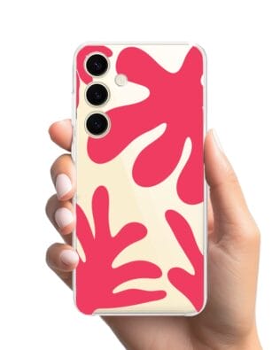 Etui do Samsung Galaxy S24 przeźroczyste, silikonowe Flexi, rafa