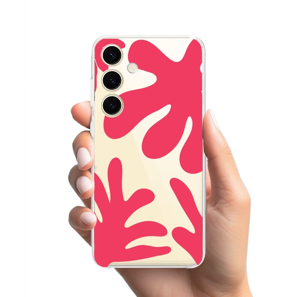 Etui do Samsung Galaxy S24 przeźroczyste, silikonowe Flexi, rafa - obrazek 2