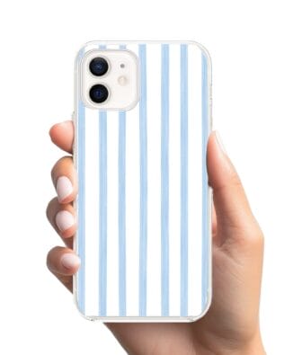 Etui do iPhone 12 Mini z MagSafe przeźroczyste, silikonowe Flexi, wakacje w Grecji