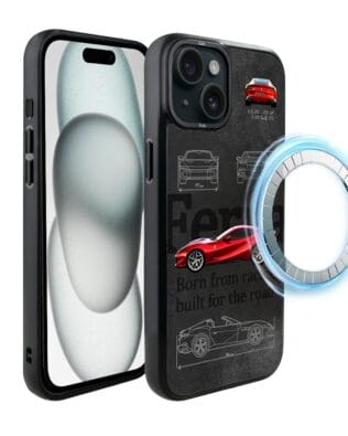 Etui do iPhone 15 Plus IBIZU DropGuard Matt z MagSafe, TechDrive, 812 Superfast