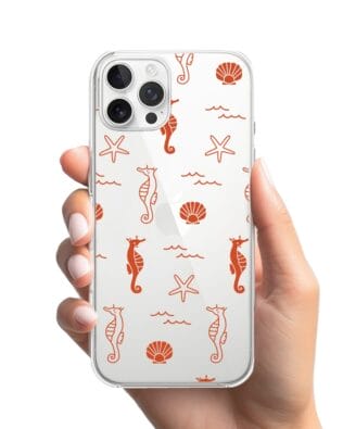 Etui do iPhone 12 Pro Max przeźroczyste, silikonowe Flexi, wakacyjne wzory