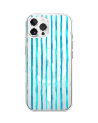 Etui do iPhone 12 Pro Max z MagSafe przeźroczyste, silikonowe Flexi, szept fal