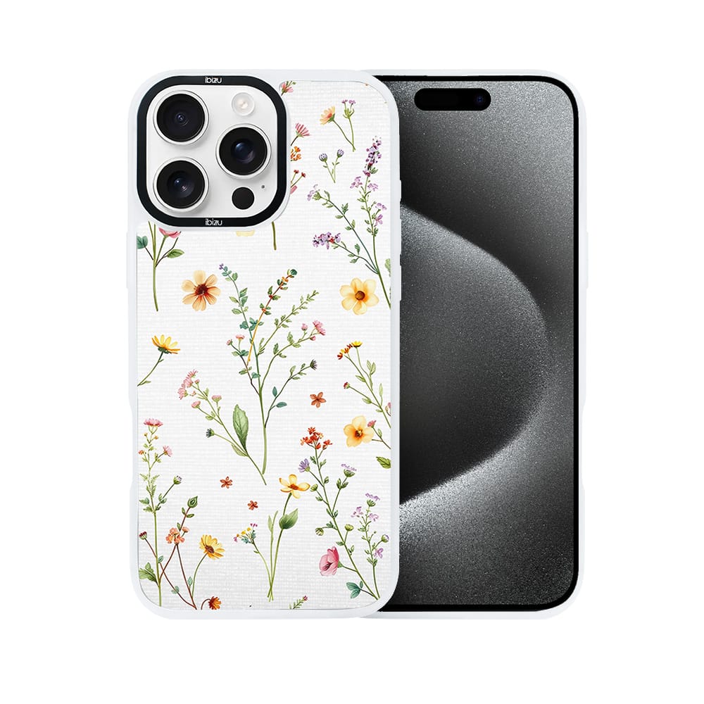 Etui do iPhone 15 Pro IBIZU DropGuard Matt z MagSafe, Pastel Bloom, Letni bukiet - obrazek 2