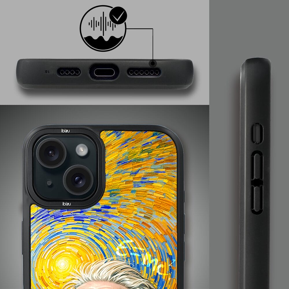 Etui do iPhone 15 IBIZU DropGuard Matt z MagSafe, Einstein - obrazek 6