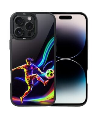 Etui do iPhone 14 Pro Max IBIZU DropGuard Matt z MagSafe, #ElectroMove, W rytmie piłki nożnej