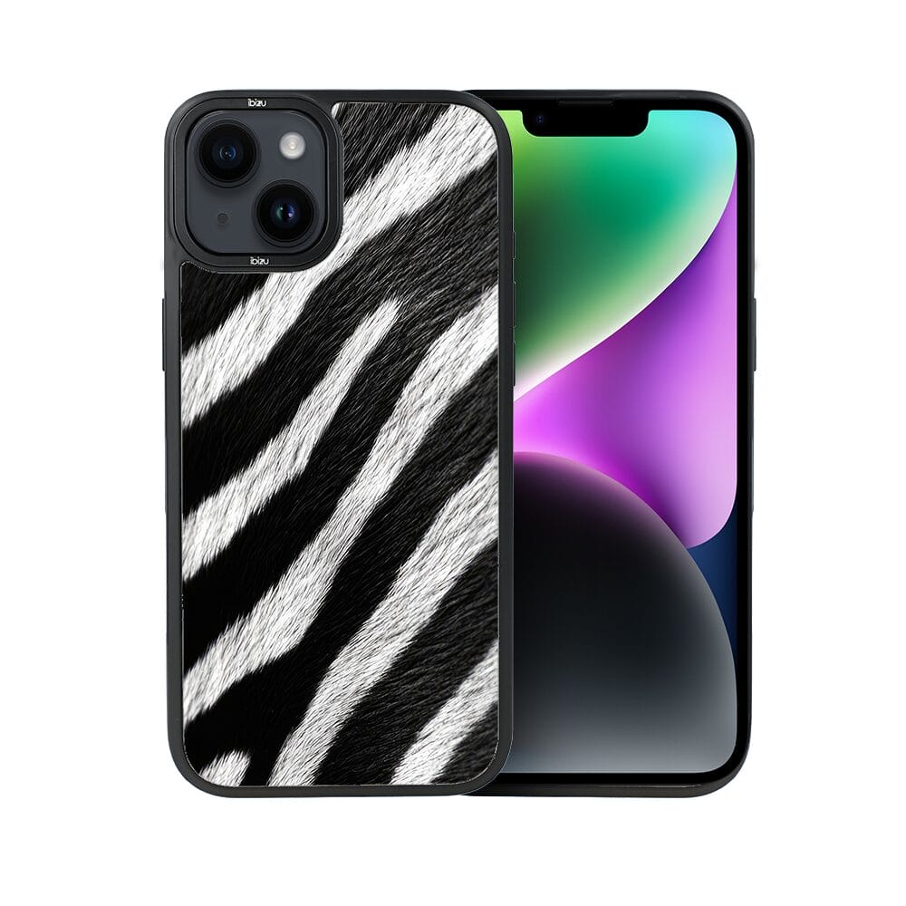 Etui do iPhone 14 IBIZU DropGuard Matt z MagSafe, Zew Natury, Zebra - obrazek 2