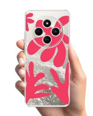 Etui do Xiaomi POCO C75 przeźroczyste, silikonowe Flexi, rafa