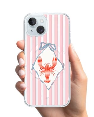 Etui do iPhone 15 Plus z MagSafe przeźroczyste, silikonowe Flexi, Homar