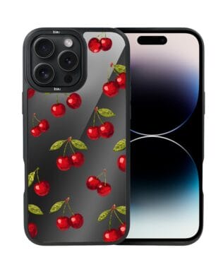 Etui do iPhone 14 Pro Max IBIZU DropGuard Matt z MagSafe, Midnight, Wiśniowa noc