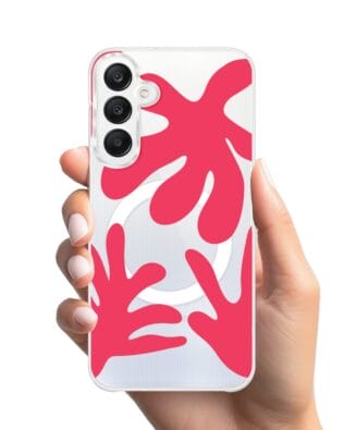 Etui do Samsung Galaxy A25 5G z MagSafe przeźroczyste, silikonowe Flexi, rafa