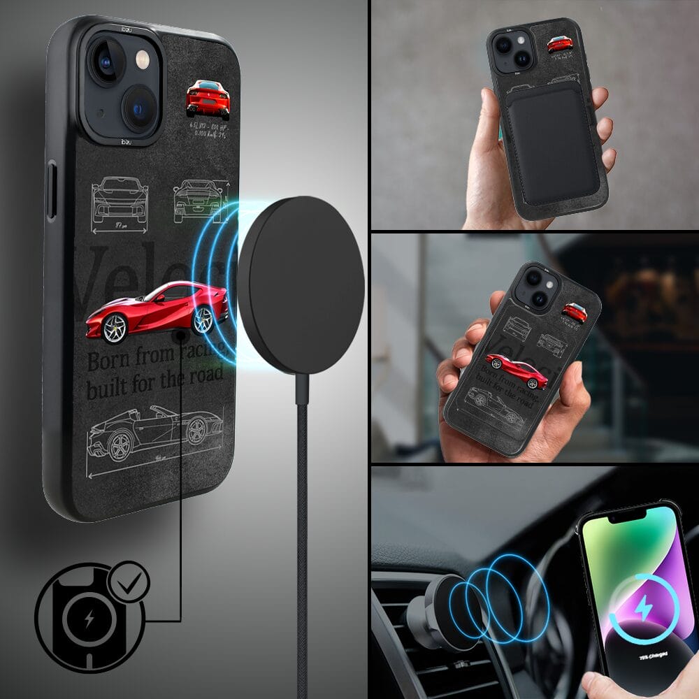 Etui do iPhone 14 Plus IBIZU DropGuard Matt z MagSafe, TechDrive, 812 Superfast - obrazek 8