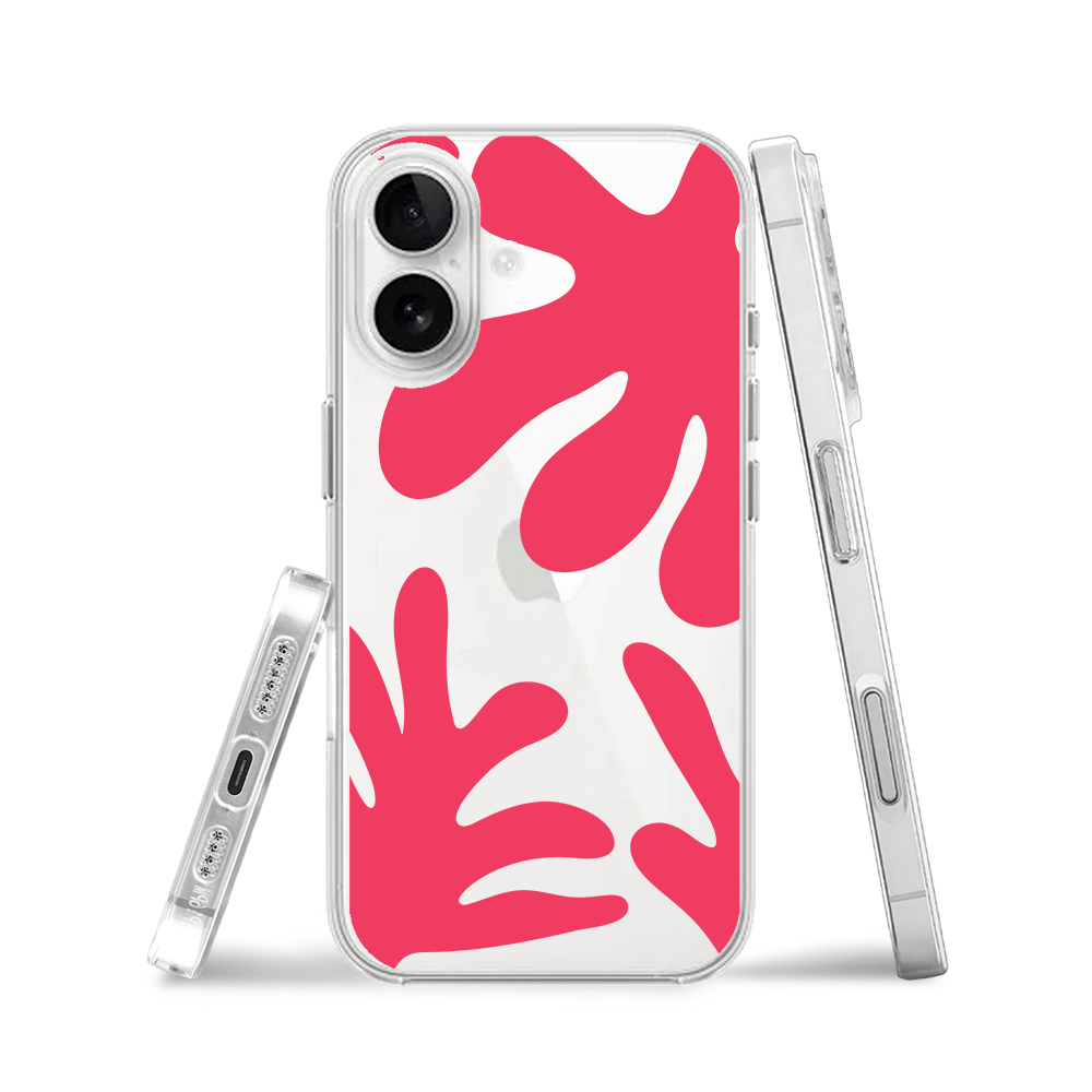Etui do iPhone 16 przeźroczyste, silikonowe Flexi, rafa - obrazek 3