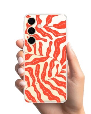 Etui do Samsung Galaxy S24 przeźroczyste, silikonowe Flexi, rafa koralowa