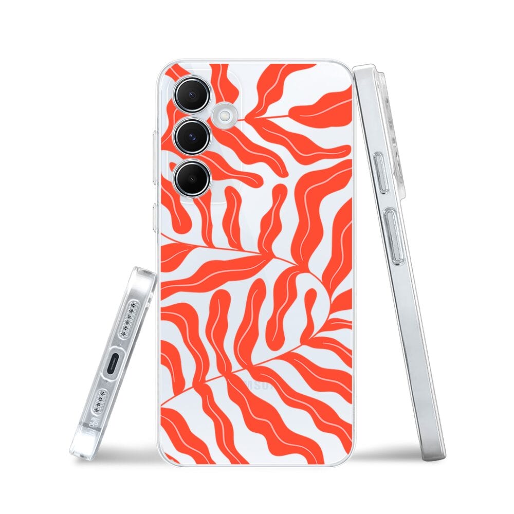 Etui do Samsung Galaxy A35 5G przeźroczyste, silikonowe Flexi, rafa koralowa - obrazek 3