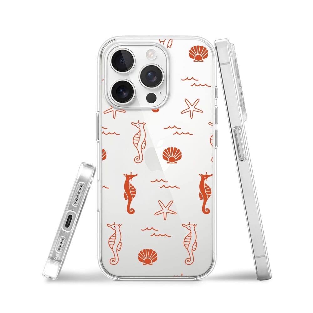 Etui do iPhone 13 Pro przeźroczyste, silikonowe Flexi, wakacyjne wzory - obrazek 3