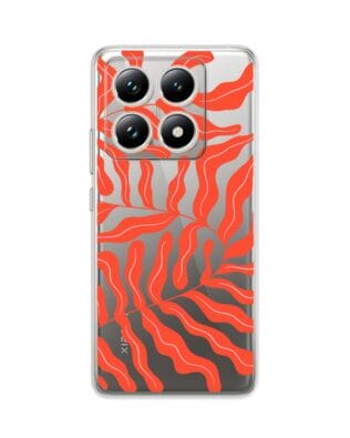 Etui do Xiaomi 14T Pro przeźroczyste, silikonowe Flexi, rafa koralowa